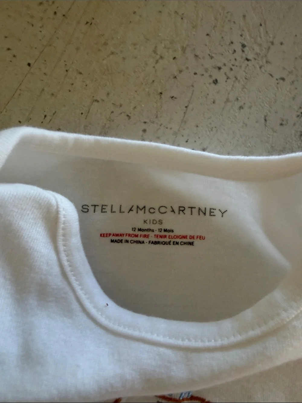 White Long-Sleeve Baby Bodysuit with horse motif ( days of week, complete set)